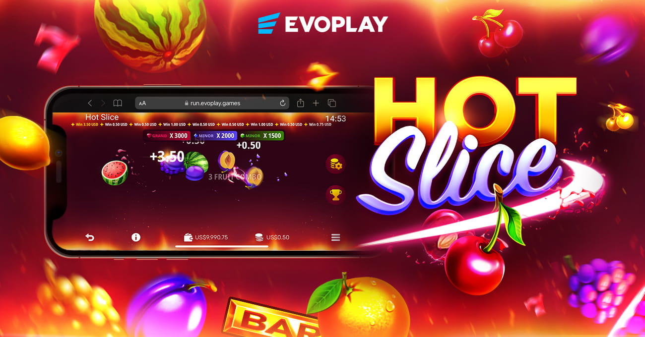Hot Slice — Evoplay (video slot) · RTP 96,05%